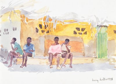 Children Waiting by Lucy Willis